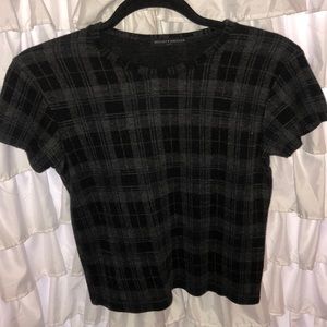 Brandy Melville Plaid Crop Top